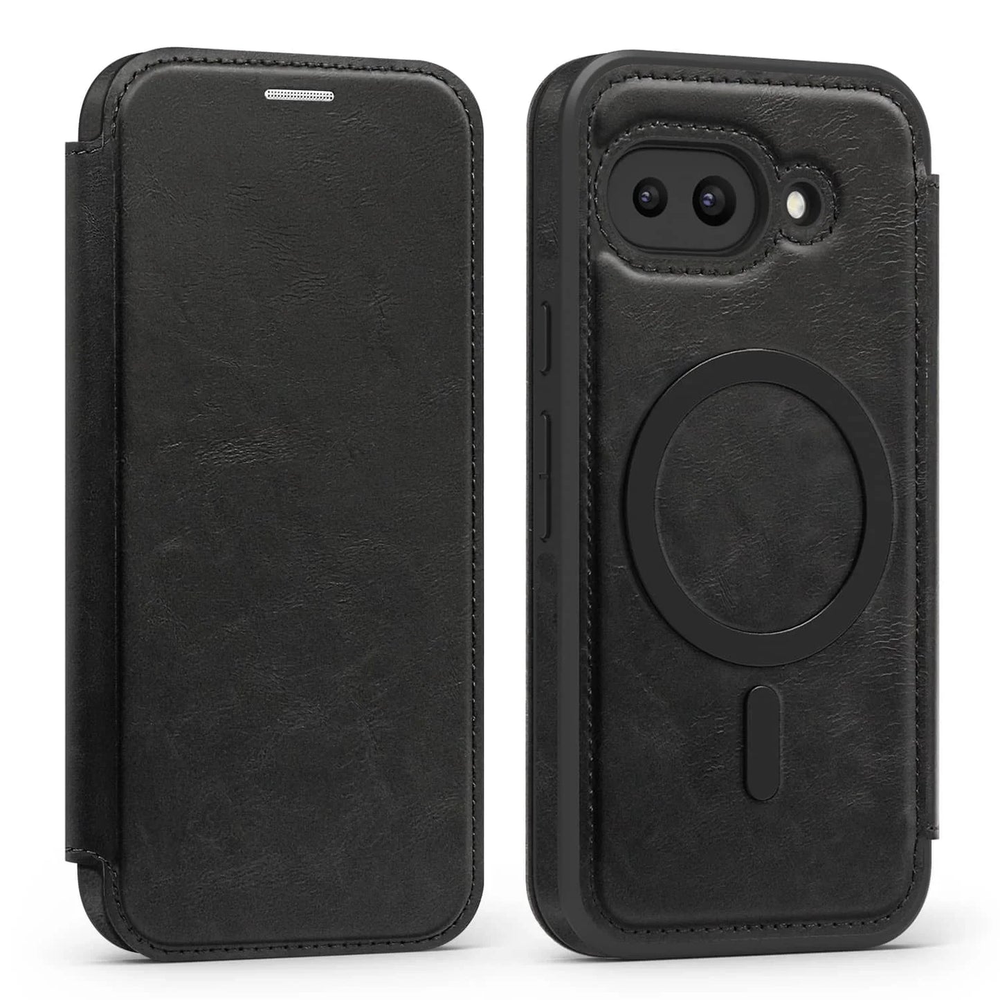 Slim Leather Phone Cover with Card Slot for Google Pixel