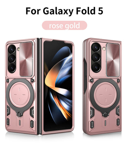 Durable Phone Case with Kickstand for Galaxy Z Fold 5