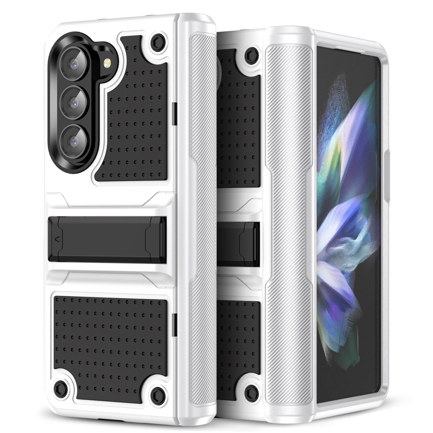 Protective Clear Stand Cover for Samsung Galaxy Z Fold 5 - OmgCases