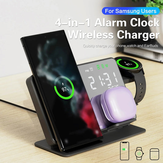 Compact Fast Charging Dock for Samsung Galaxy Phones Watches - OmgCases