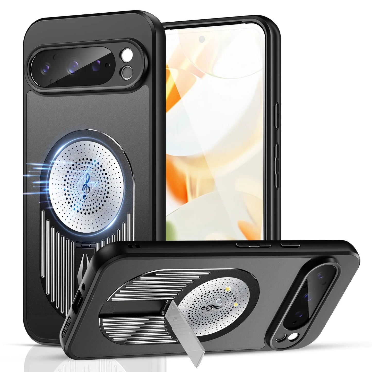 Durable Phone Cover with Kickstand For Google Pixel 9