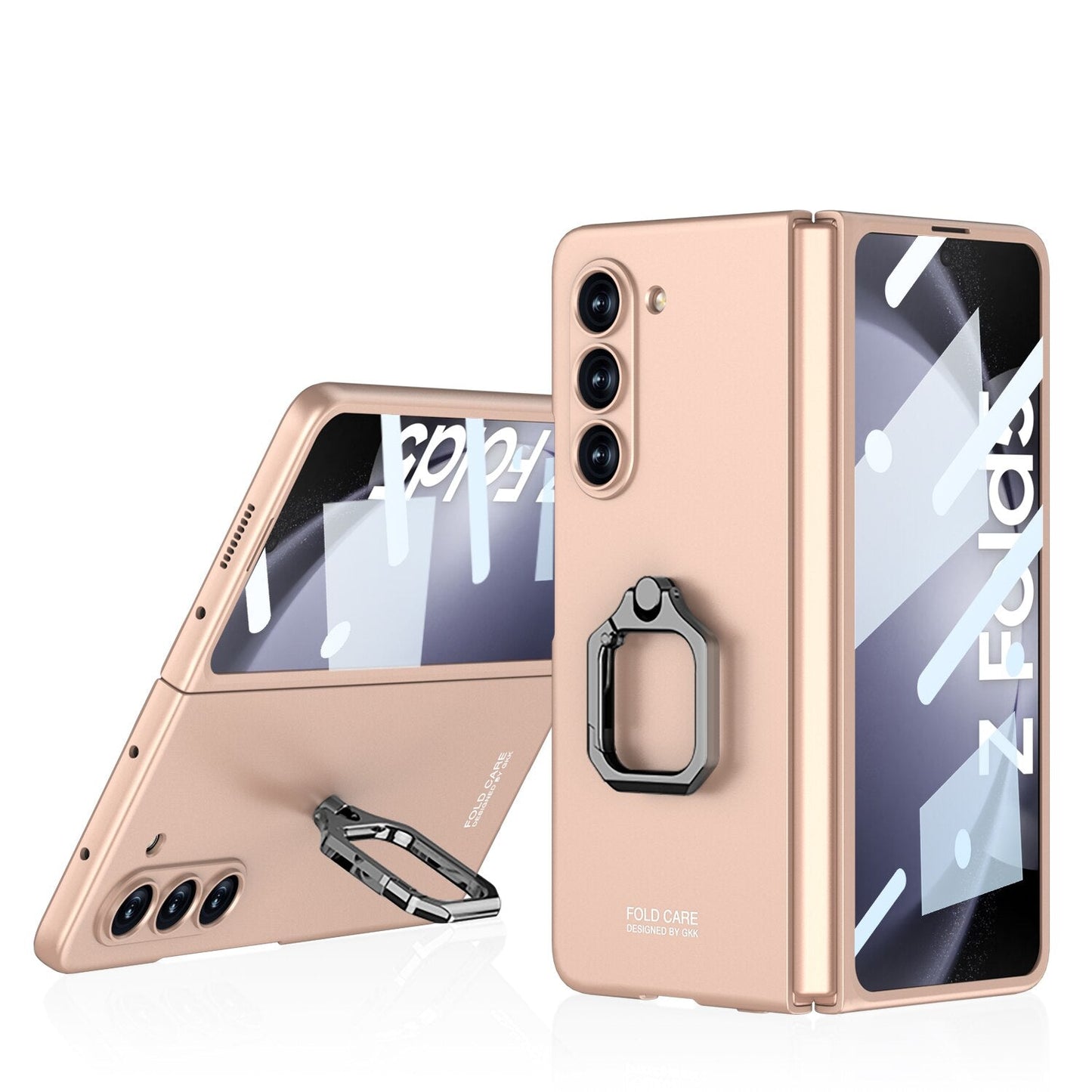 Slim Clear Phone Case with Kickstand for Samsung Galaxy Z Fold 5