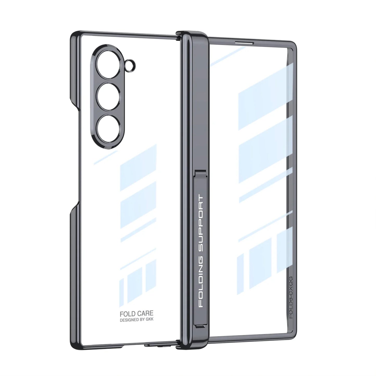Clear Flip Phone Cover for Samsung Galaxy Z Fold 6