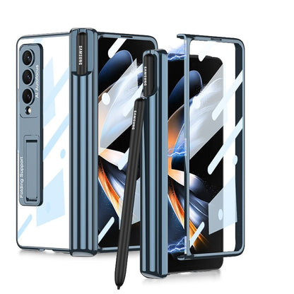 Clear Phone Case with Stylus Holder for Samsung Galaxy Z Fold 4