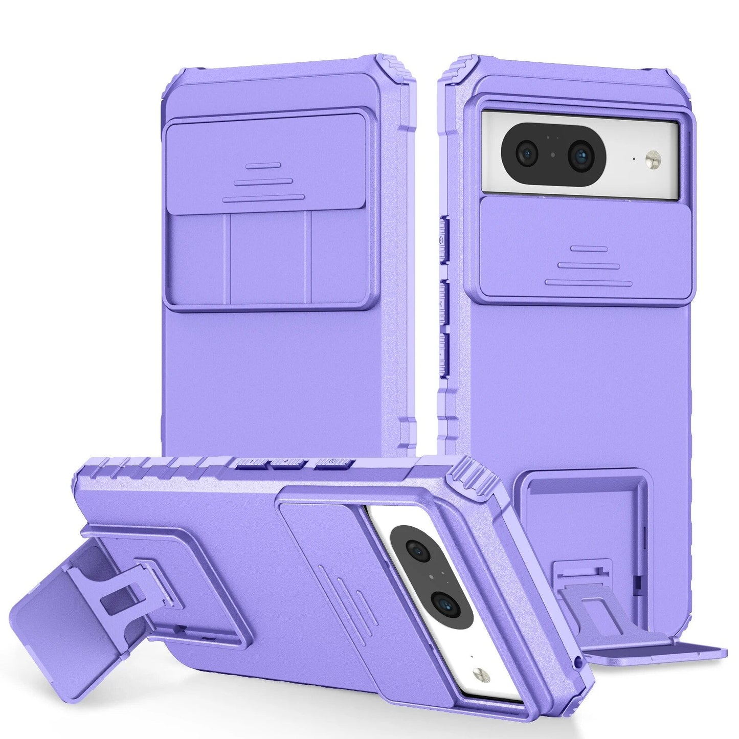 Durable Phone Case with Kickstand For Google Pixel 8