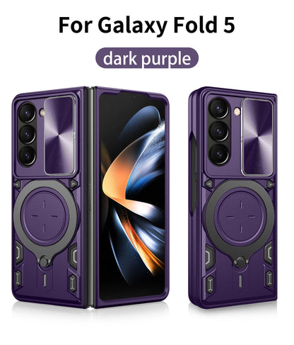 Durable Phone Case with Kickstand for Galaxy Z Fold 5