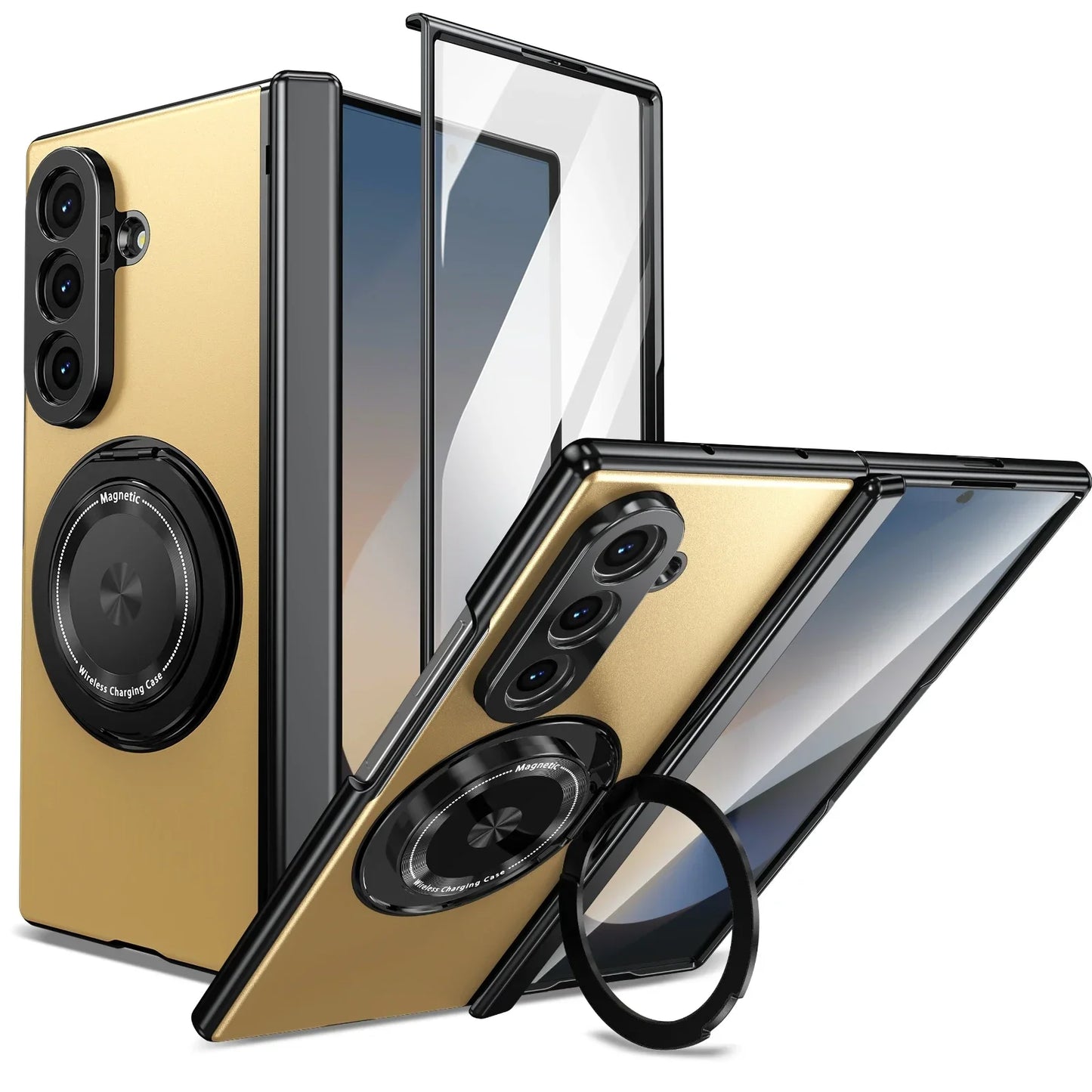Strong Phone Case with Kickstand and Screen Guard