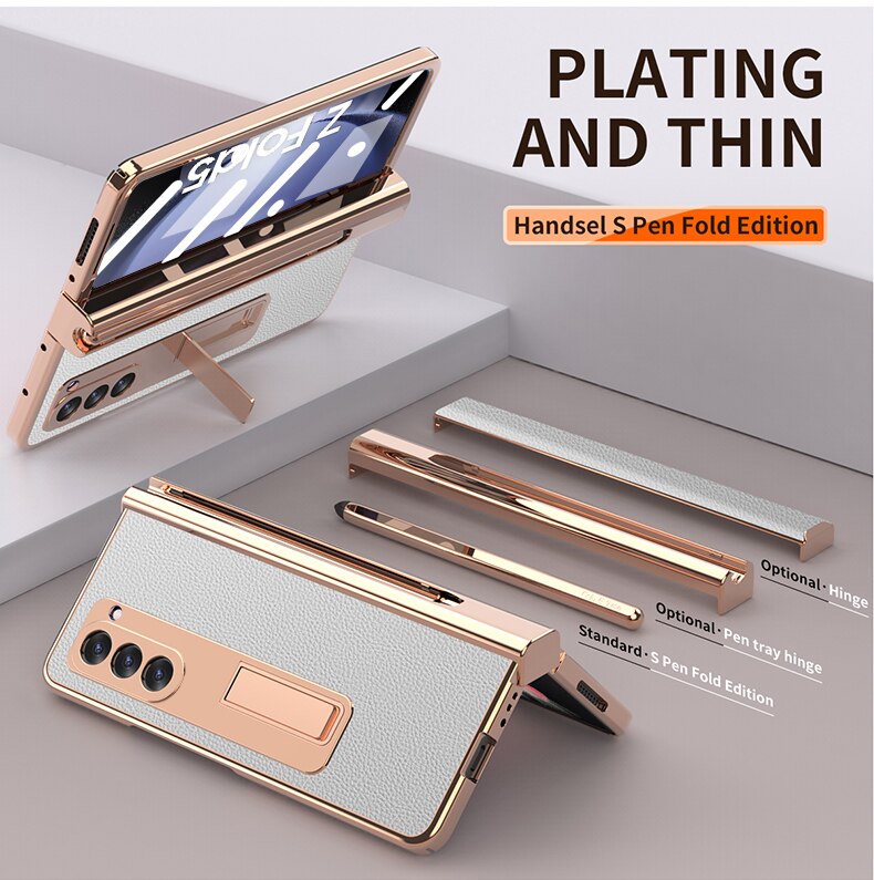 Premium Phone Case with Stand and Pen Holder