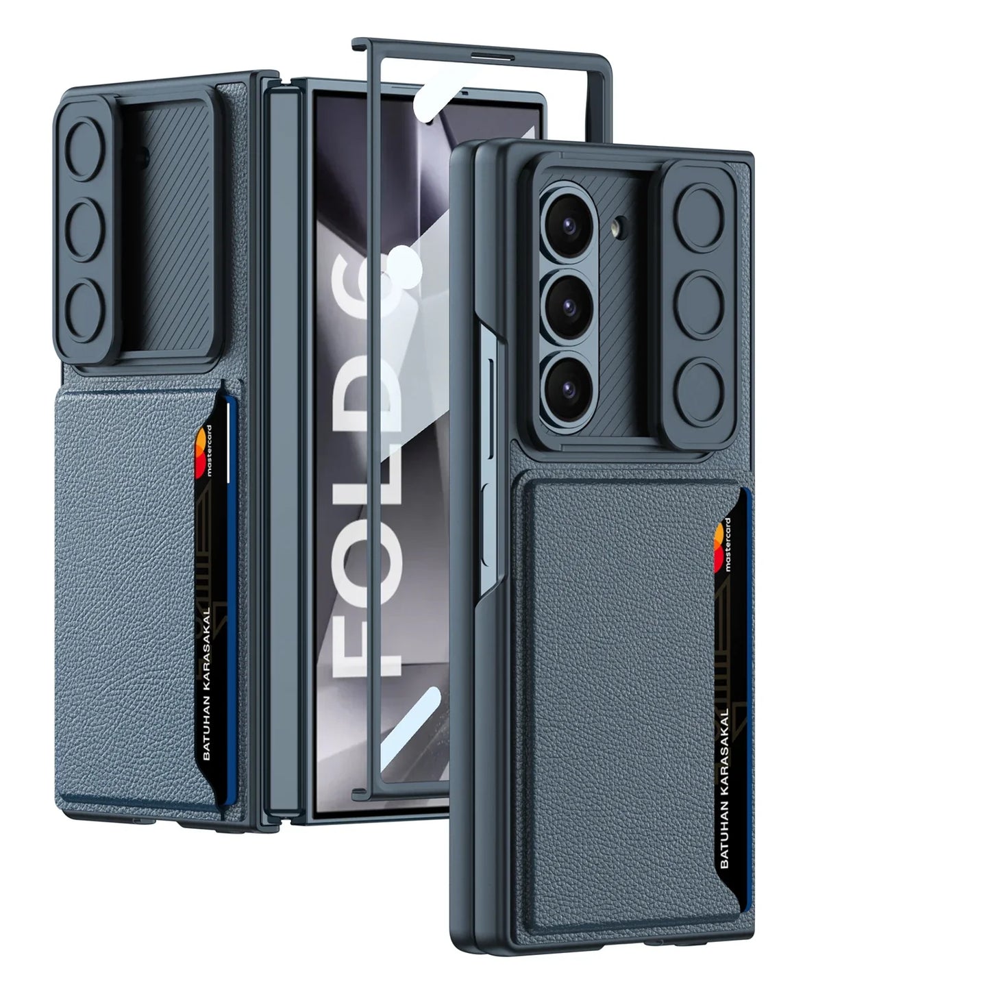 Durable Phone Case with Storage for Samsung Galaxy Z Fold 6
