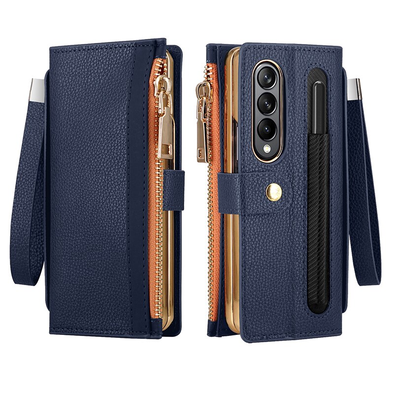 Premium Protective Leather Cover For Samsung Z Fold 4