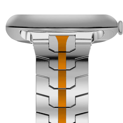 Durable Silver Tone Watch Band