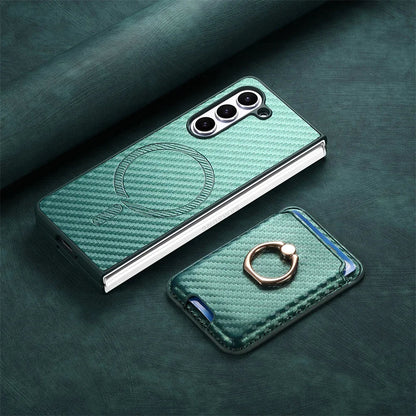 Durable Phone Case with Removable Card Holder for Samsung