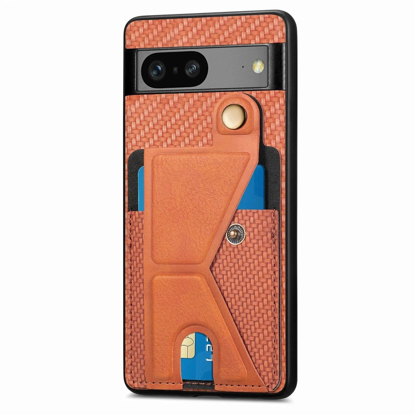Protective Phone Case with Card Holder for Google Pixel 8