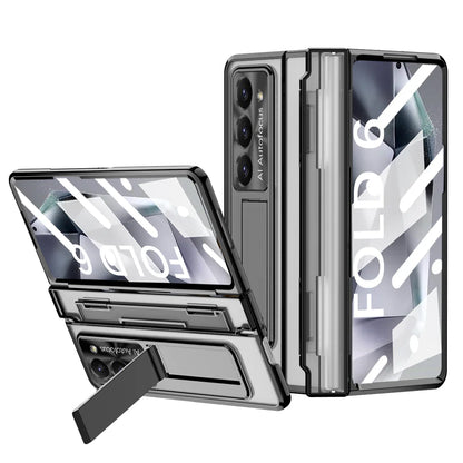 Clear Phone Cover with Stand for Samsung Galaxy Z Fold