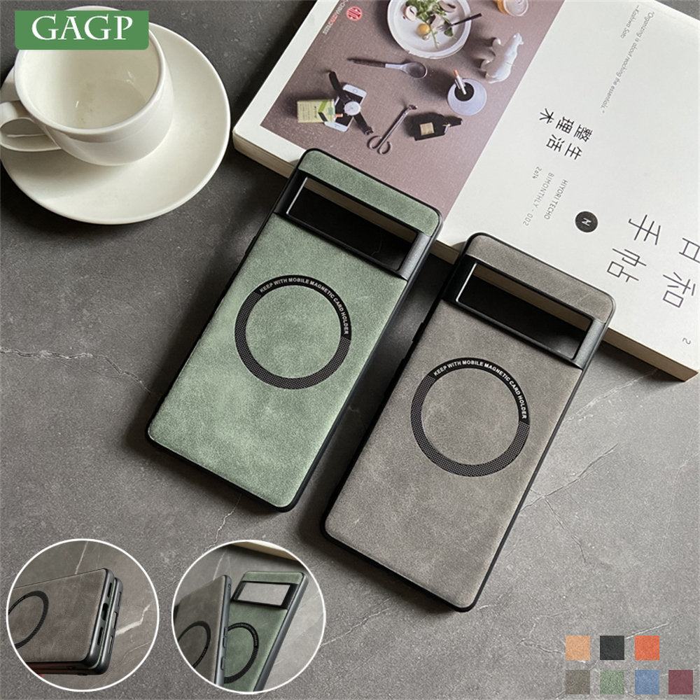 Premium Leather Magsafe Case For Google Pixel 7 - OmgCases