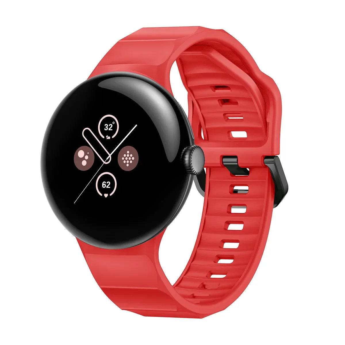 Flexible Rubber Straps for Pixel Watch 3