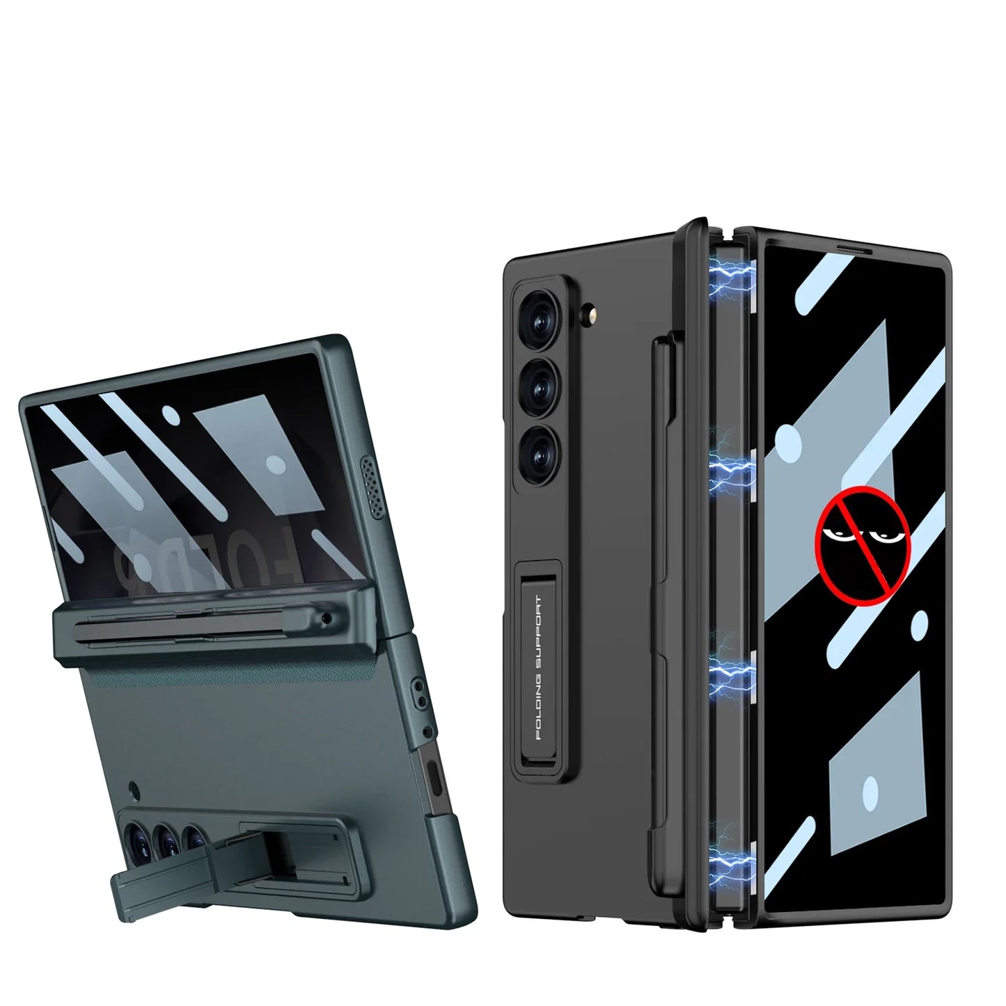 Durable Phone Case with Stylus Holder & Screen Protector for Galaxy Z Fold 6 - OmgCases