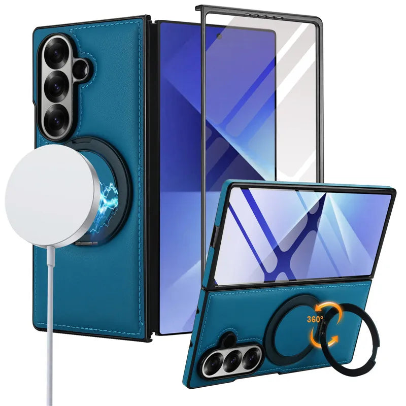 Strong Phone Leather Stand Case