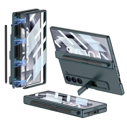 Durable Phone Cover with Stand and Stylus Holder for Samsung Galaxy Z Fold 6
