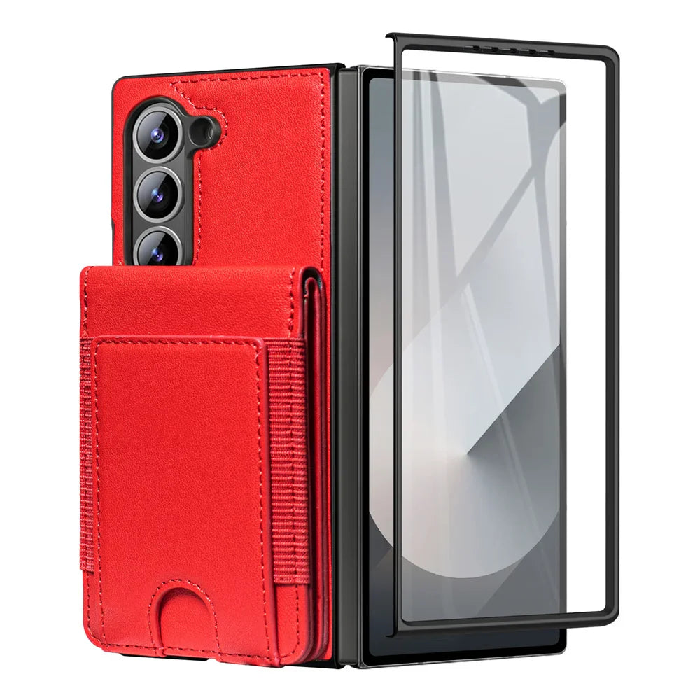 Premium Phone Wallet with Free Screen Guard