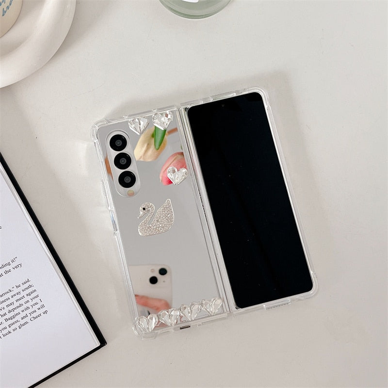 Glittering Crystal Case For Samsung Galaxy Z Fold 4