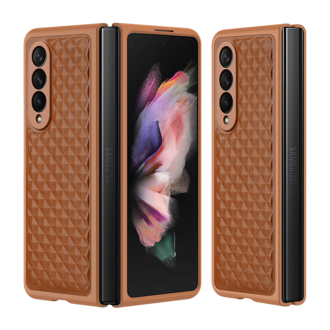 Slim Genuine Leather Cover For Samsung Galaxy Z Fold 4 - OmgCases