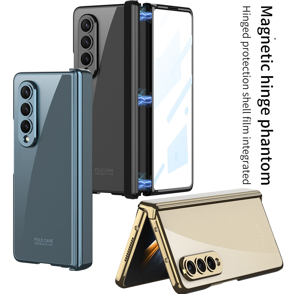 Clear Screen Protector Case for Samsung Galaxy Z Fold 4 - OmgCases
