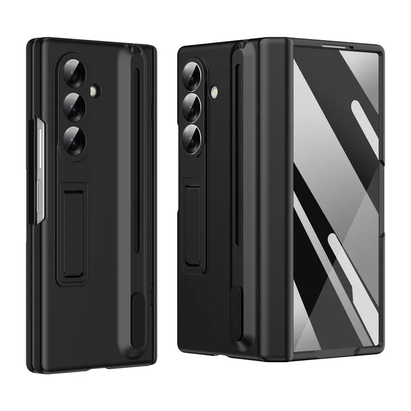 Clear Phone Case with Stylus Holder for Galaxy Z Fold