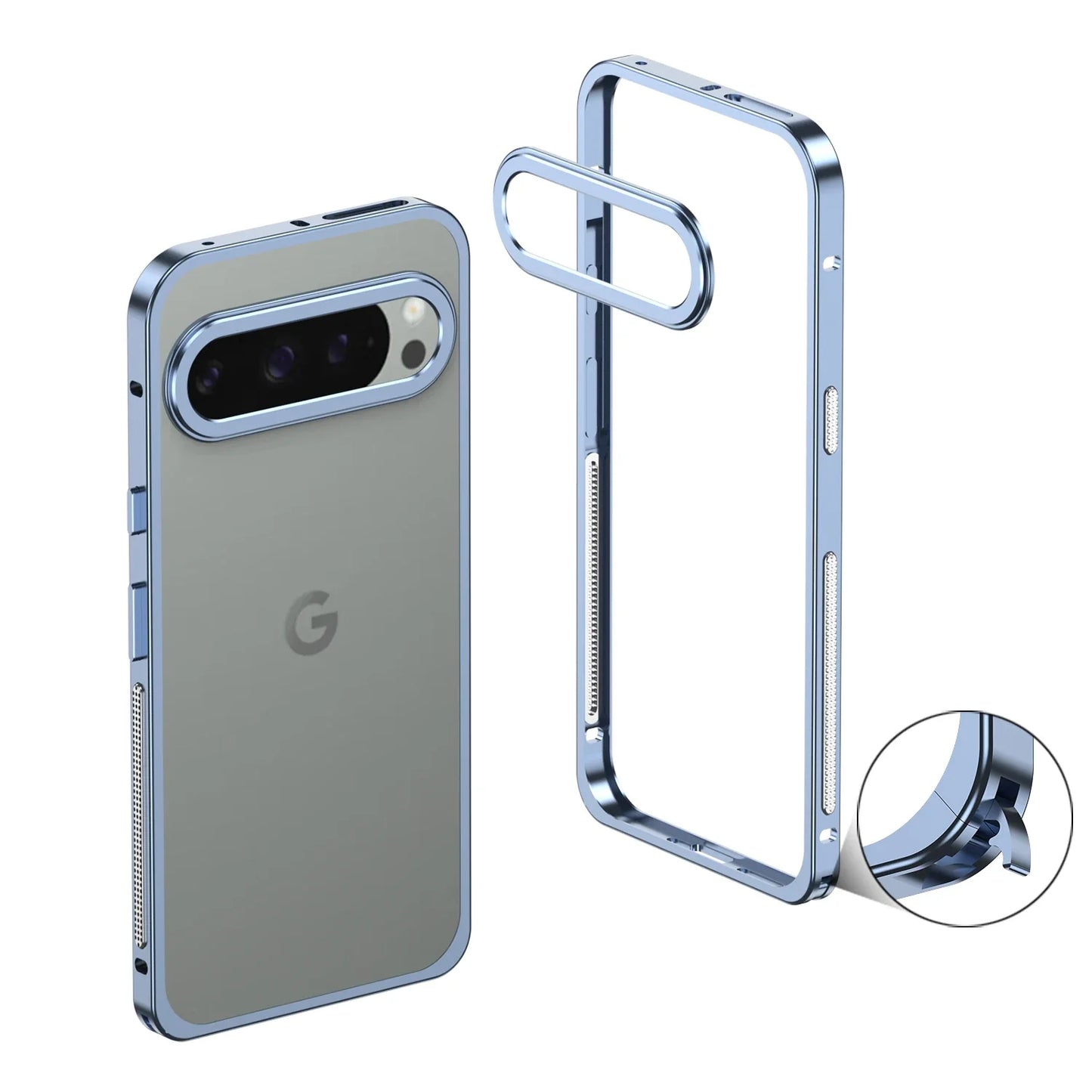 Thin Aluminum Phone Case for Pixel