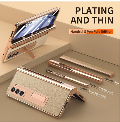 Premium Phone Case with Stand and Pen Holder