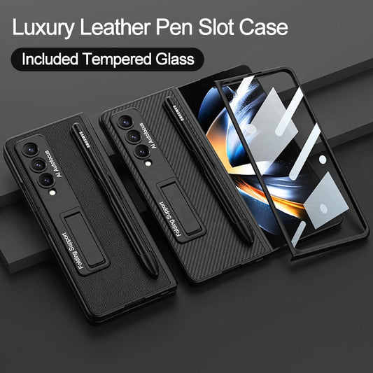Premium Phone Cover with Stylus Holder for Galaxy Z Fold 4 - OmgCases