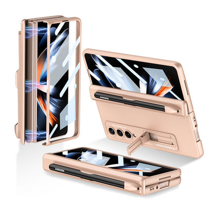 Phone Case for Samsung Galaxy Z Fold 4 with Stand and Screen Protector