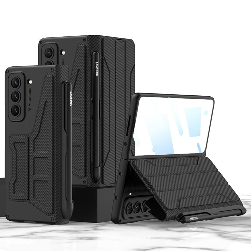 Premium Phone Cover with Removable Stylus Holder for Samsung Galaxy Z Fold 5