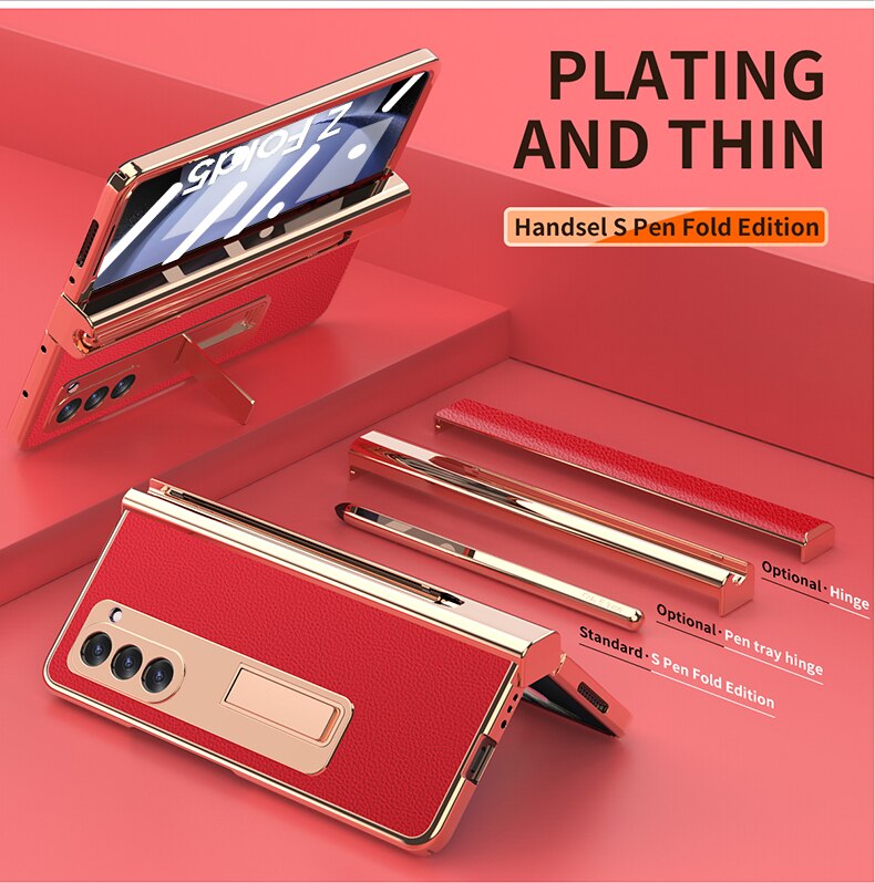 Premium Phone Case with Stand and Pen Holder