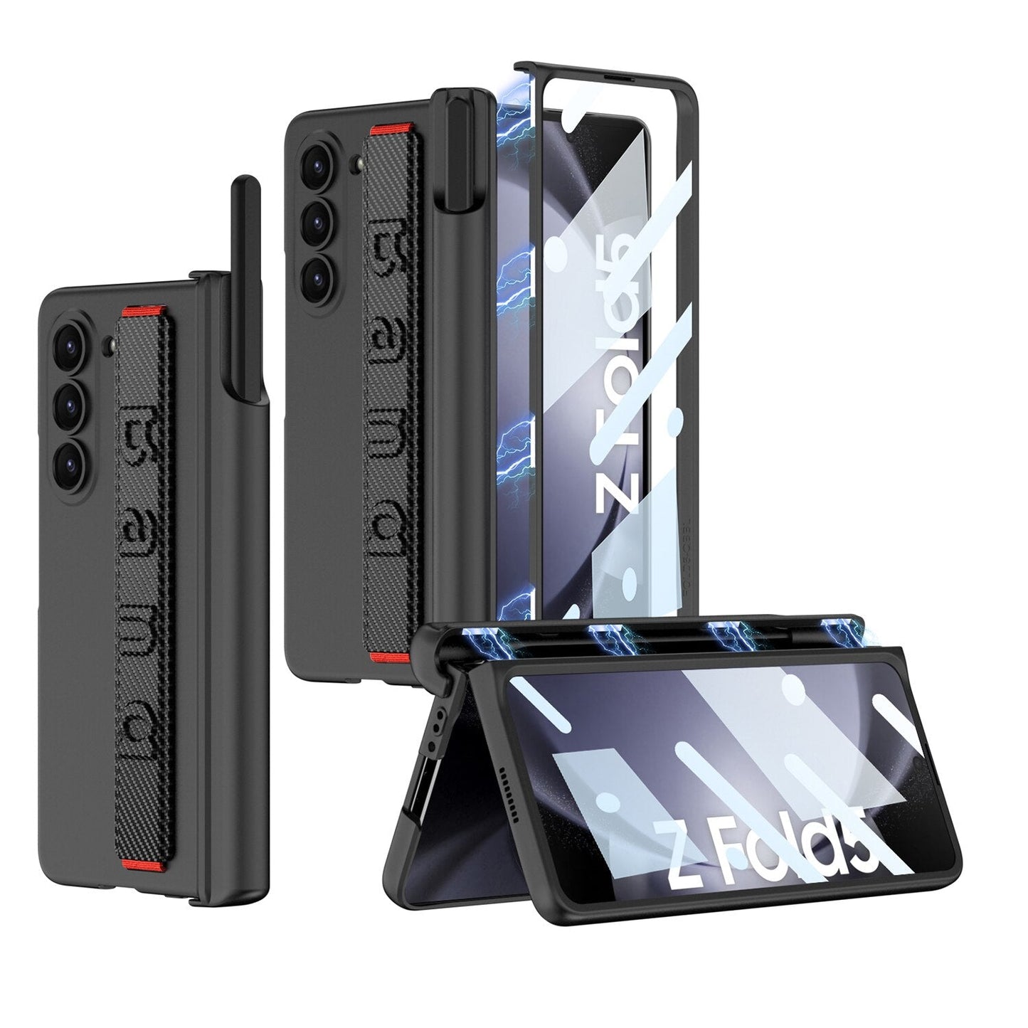 Flexible Phone Case with Magnetic Closure Strap