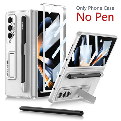 Premium Phone Cover with Stylus Holder for Galaxy Z Fold 4