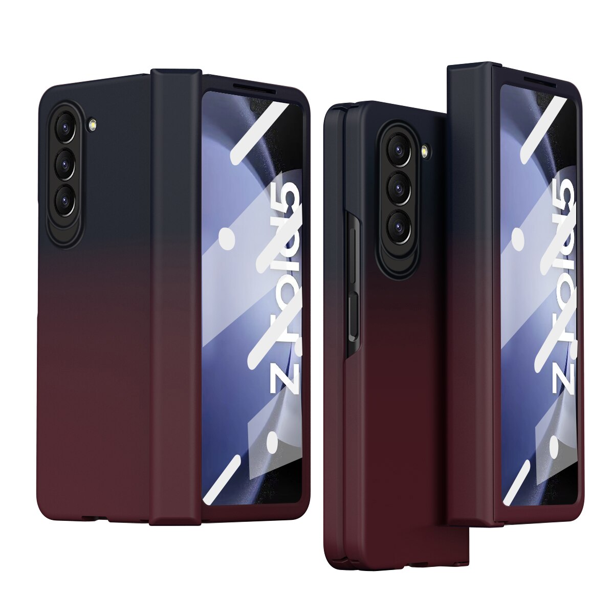 Durable Clear Cover with Hinge Protection for Samsung Galaxy Z Fold 5