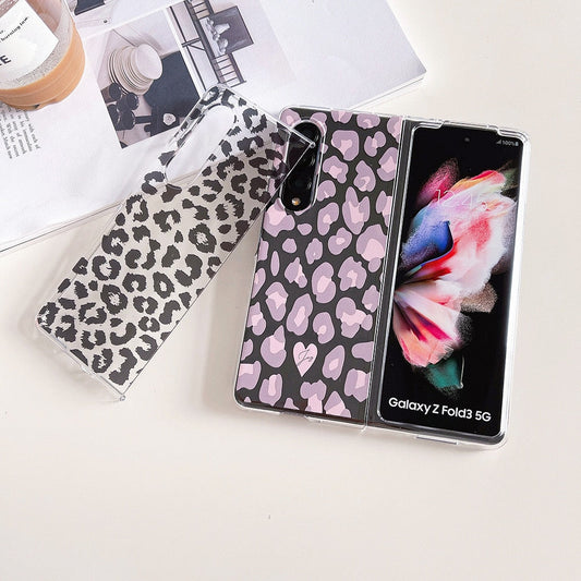 Trendy Leopard Print Samsung Galaxy Z Fold Case - OmgCases