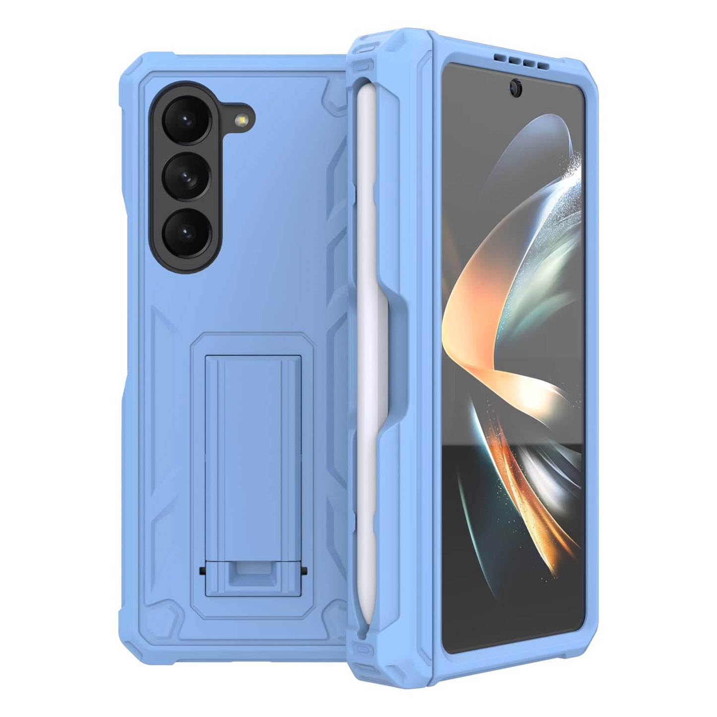 Durable Phone Case with Stand for Samsung Galaxy Z Fold 5