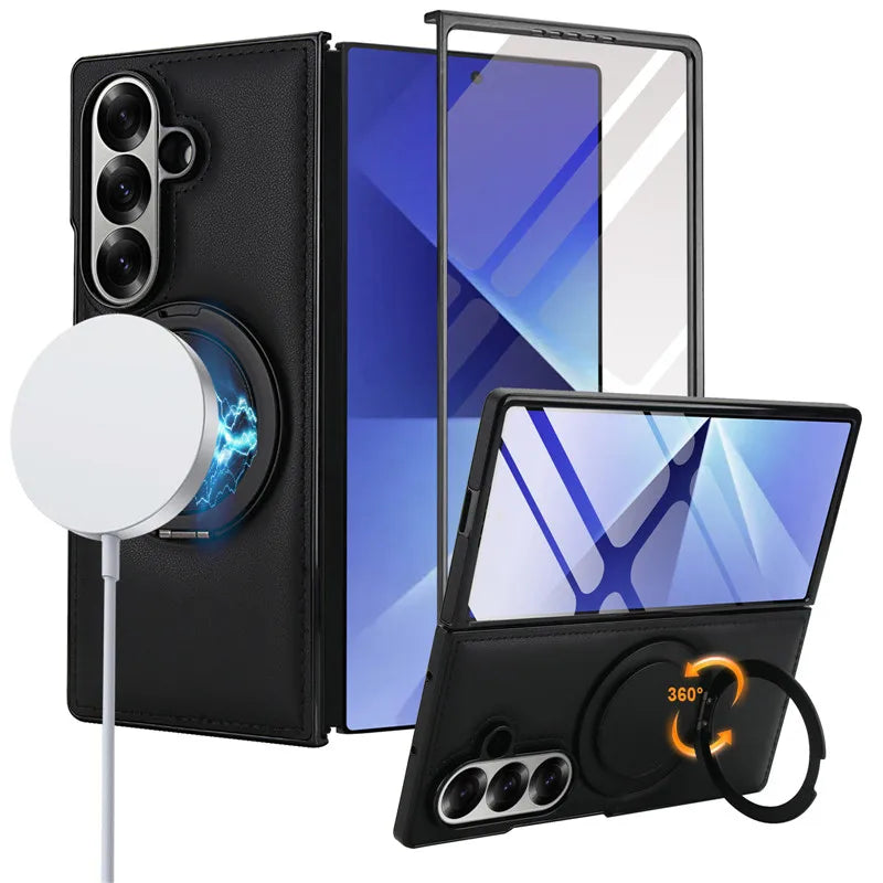 Strong Phone Leather Stand Case
