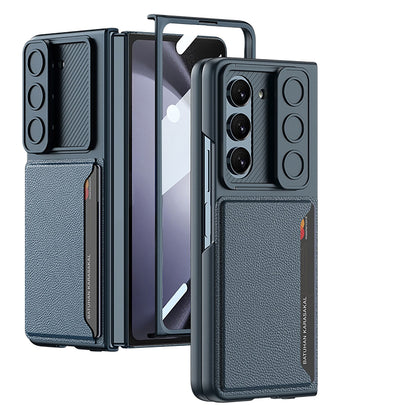 Slim Protective Case with Card Slot for Samsung Galaxy Z Fold 5