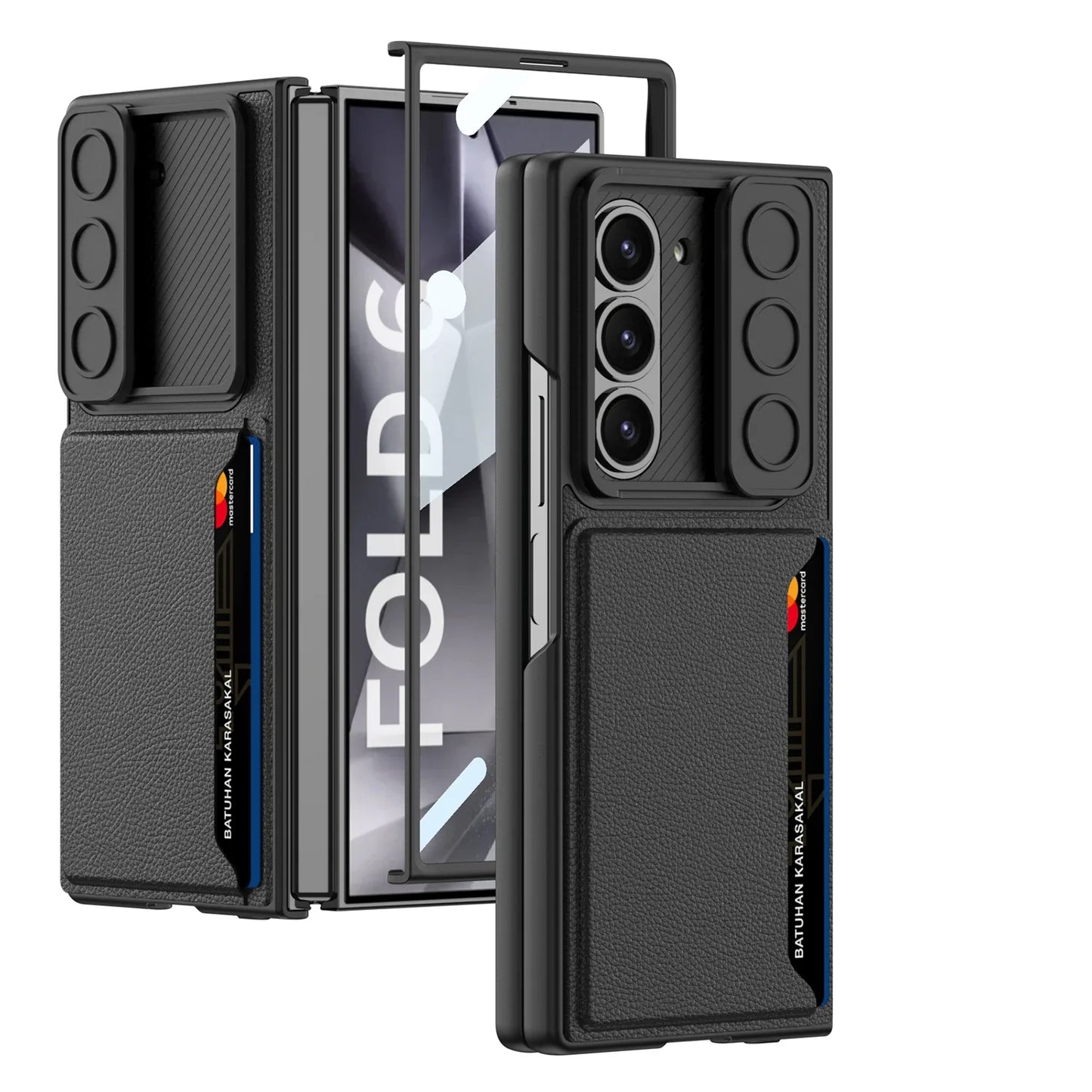 Durable Phone Case with Storage for Samsung Galaxy Z Fold 6