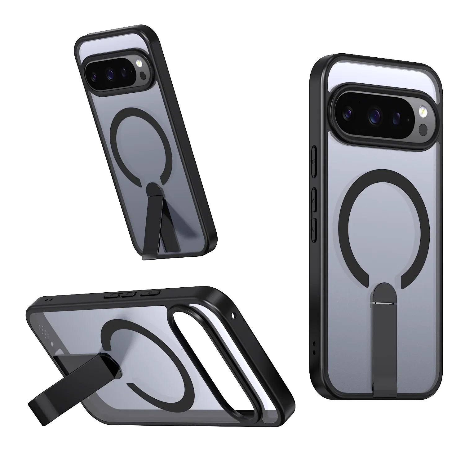 Clear Protective Phone Kickstand Cover - OmgCases
