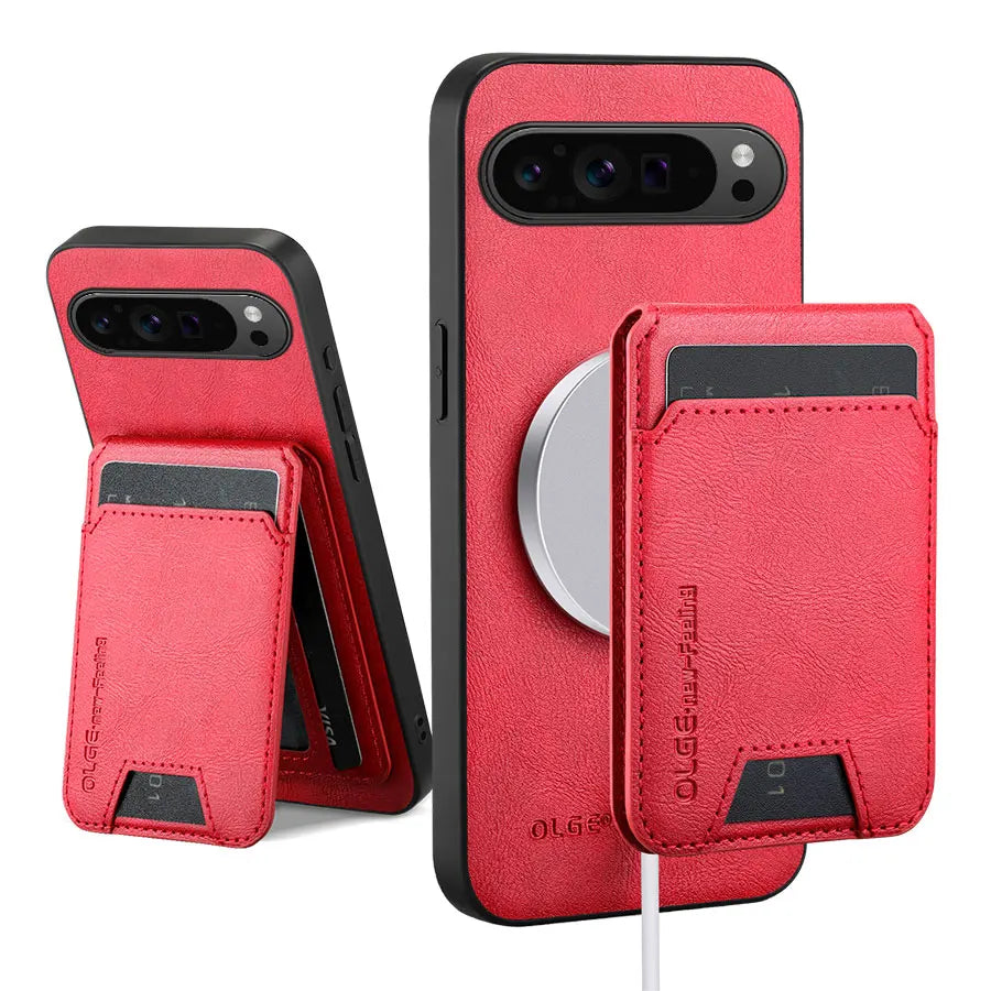 Magnetic Phone Wallet Stand Cover