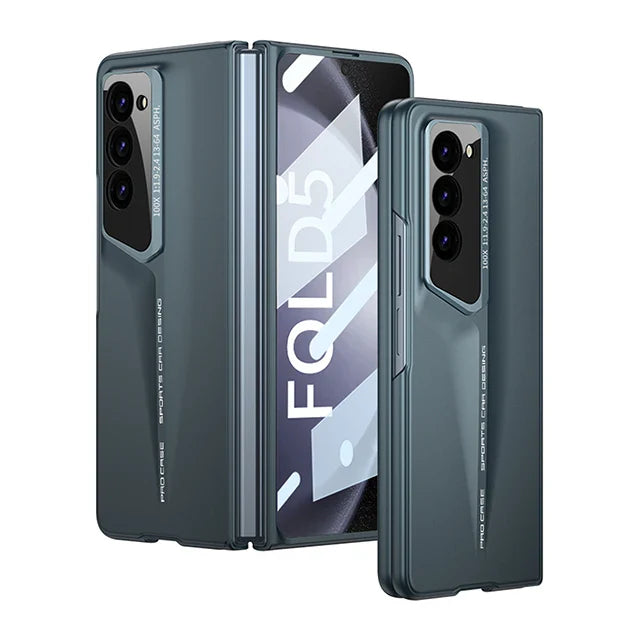 Tough Phone Case & Tempered Glass For Galaxy Z Fold