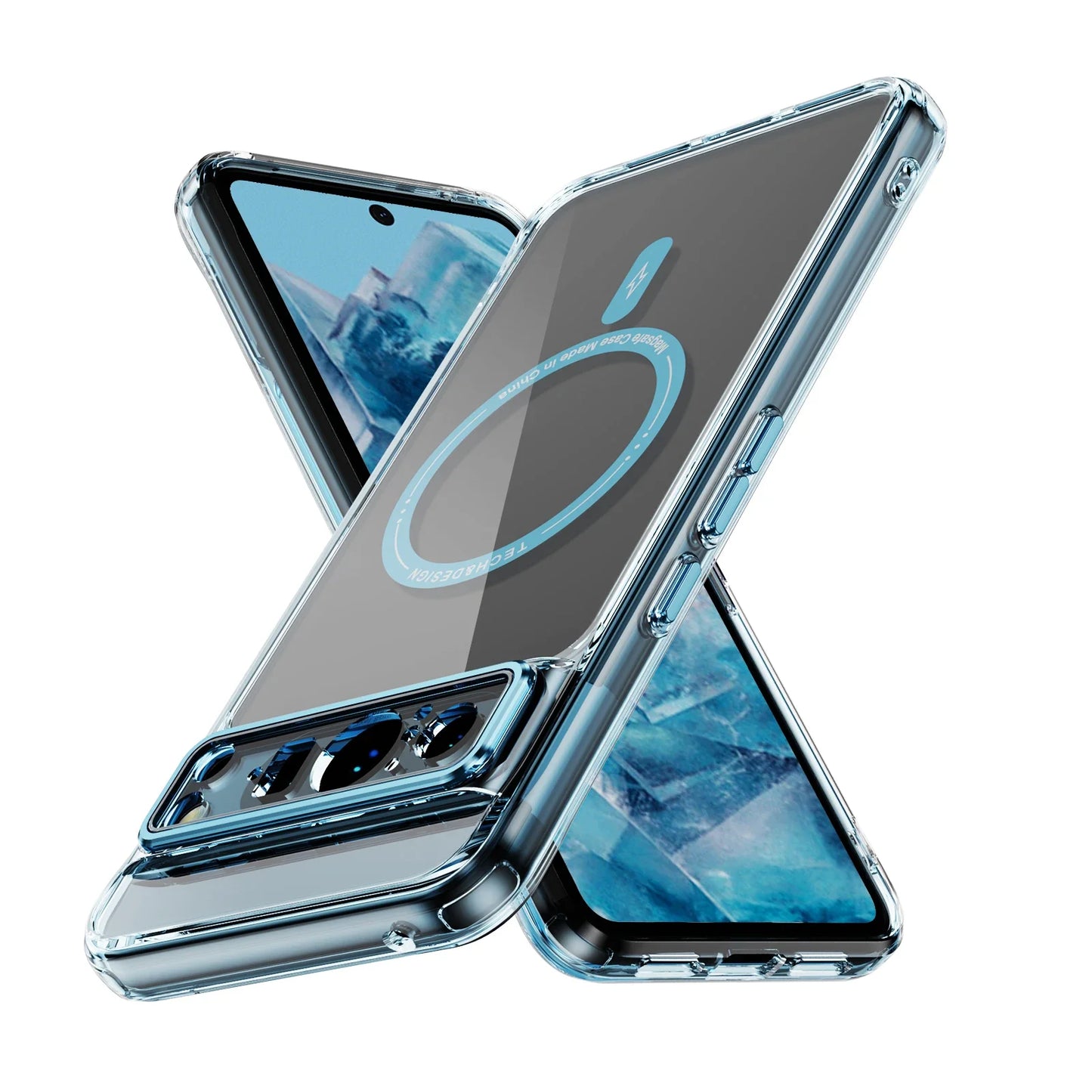 Clear Protective Magsafe Cover For Google Pixel 8 Series
