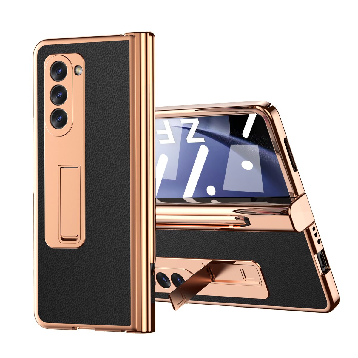 Premium Phone Case with Stylus Holder and Stand for Samsung Galaxy Z Fold 5 - OmgCases