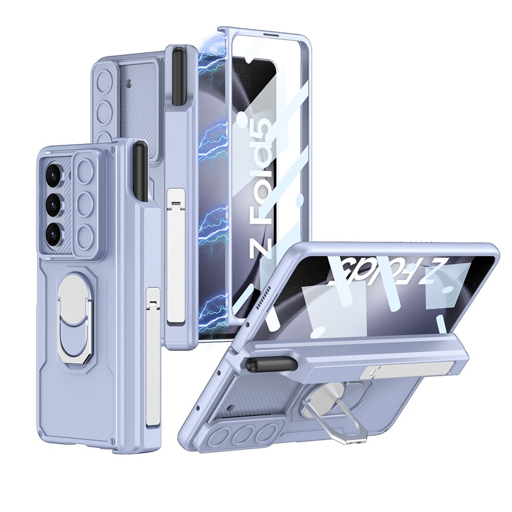 Durable Protective Case with Stand for Samsung Galaxy Z Fold 5 - OmgCases