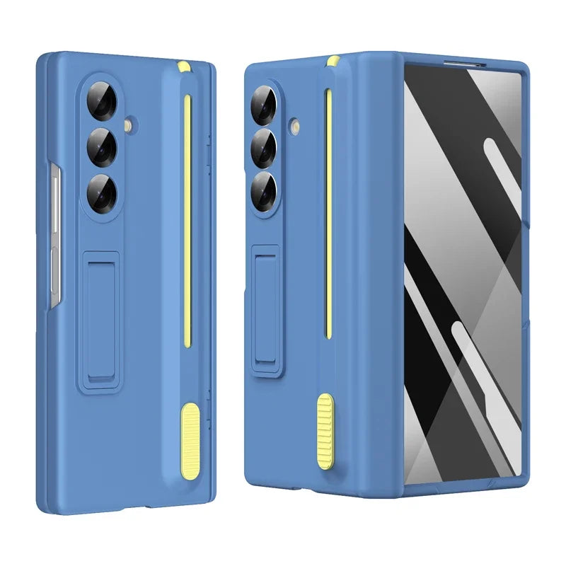 Clear Phone Case with Stylus Holder for Galaxy Z Fold