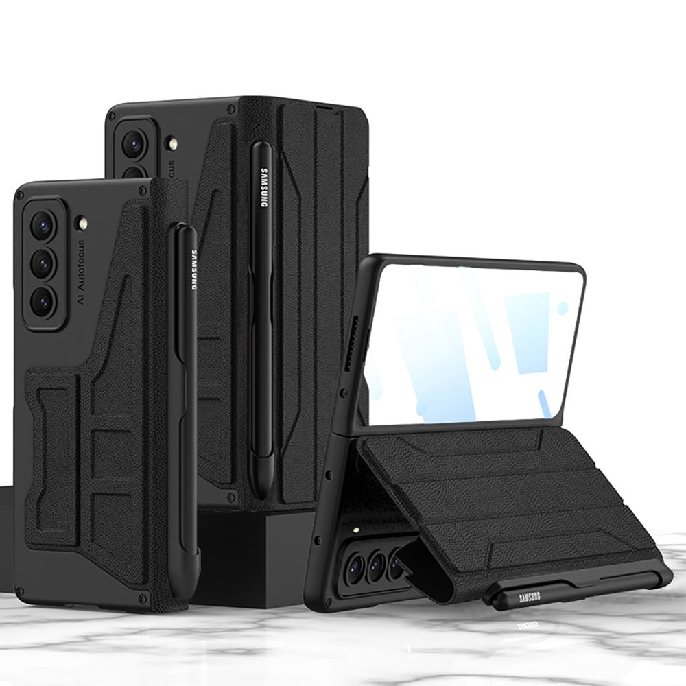 Premium Phone Cover with Removable Stylus Holder for Samsung Galaxy Z Fold 5